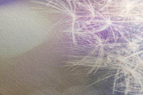 STAMPA SU TELA – VISTA DETTAGLIATA DEL DENTE DI LEONE - QUADRI DI FIORI - STAMPE E QUADRI