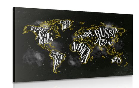 OBRAZ TRENDOVÁ MAPA SVETA - OBRAZY - 🔥 TOTÁLNY VÝPREDAJ 🔥