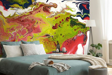 CARTA DA PARATI AUTOADESIVA – ASTRAZIONE ACRILICA - CARTA DA PARATI AUTOADESIVE - CARTA DA PARATI