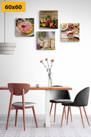 ΣΕΤ ΕΙΚΌΝΩΝ ΛΕΠΤΉ ΝΕΚΡΉ ΦΎΣΗ ΓΙΑ ΤΗΝ ΚΟΥΖΊΝΑ - ΣΎΝΟΛΟ ΠΊΝΑΚΕΣ - ΠΊΝΑΚΕΣ