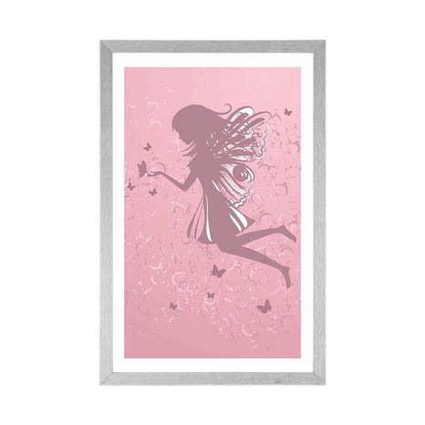 PLAKAT S PASPARTUJEM LJUBEZNIVA VILA - PRAVLJIČNA BITJA - PLAKATI