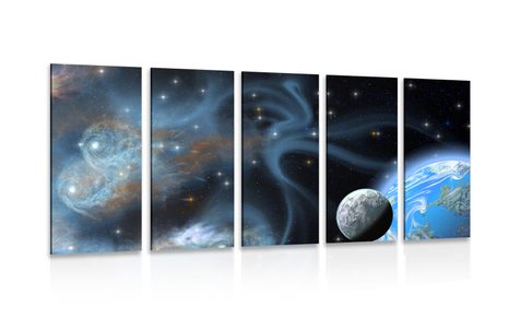 5 PART PICTURE ENDLESS GALAXY