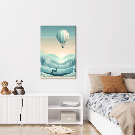 OBRAZ JELEŇ V MODREJ KRAJINE - OBRAZY JELENE - OBRAZY