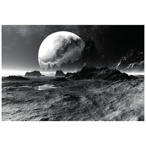 SAMOLEPÍCÍ TAPETA FANTASY ČERNOBÍLÁ ZEMĚ - SAMOLEPÍCÍ TAPETY - TAPETY