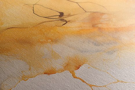 OBRAZ ŽLUTÝ MRAMOR - MRAMOROVÉ OBRAZY - OBRAZY