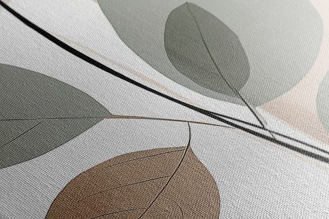 SLIKA ABSTRAKTNE BOTANIČNE OBLIKE NO1 - SLIKE ABSTRAKTNIH OBLIK - SLIKE