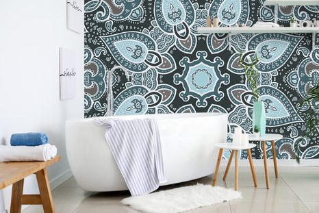 SAMOLEPÍCÍ TAPETA MANDALA S INDICKÝM MOTIVEM - SAMOLEPÍCÍ TAPETY - TAPETY