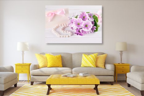 OBRAZ ROMANTICKÉ ZÁTIŠÍ S NÁDECHEM LUXUSU - OBRAZY KVĚTŮ - OBRAZY