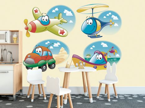 SELBSTKLEBENDE TAPETE REISE ZUR SONNE - SELBSTKLEBENDE TAPETEN - TAPETEN