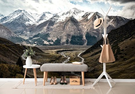 FOTOTAPETA NÁDHERNÁ HORSKÉ PANORAMA - TAPETY PŘÍRODA - TAPETY