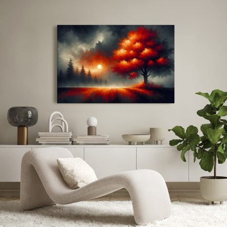 SLIKA DRVO ŽIVOTA U MAGLI - SLIKE STABLA ŽIVOTA - SLIKE