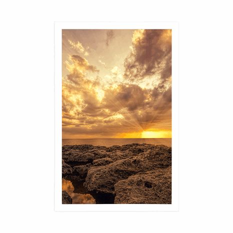 PLAKÁT SKÁLY MOŘE - PŘÍRODA - PLAKÁTY