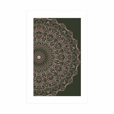 POSTER – MANDALA IN STILE VINTAGE - FENG SHUI - POSTER