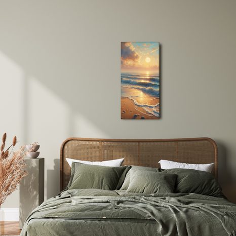 OBRAZ MOŘE ZALITÉHO SLUNCEM - OBRAZY VÝCHOD A ZÁPAD SLUNCE - OBRAZY