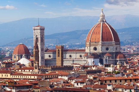 KÉP GÓTIKUS SZÉKESEGYHÁZ FIRENZÉBEN - VÁROST ÁBRÁZOLÓ KÉPEK - KÉPEK