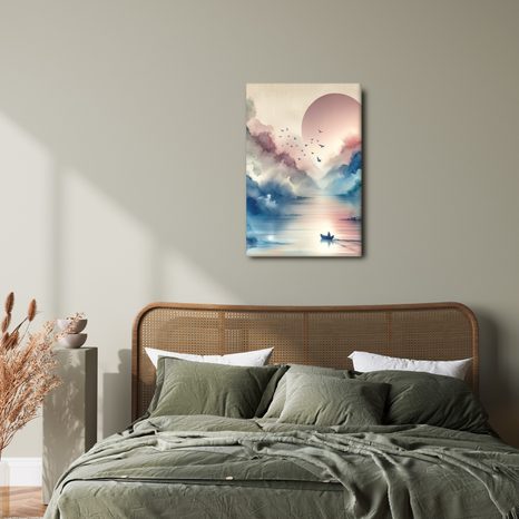 OBRAZ MLŽNÝCH HOR - OBRAZY JEZERA - OBRAZY