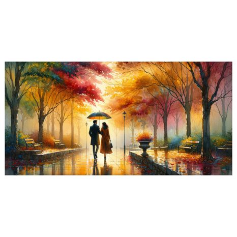 OBRAZ ZAMILOVANÝ PÁR - OBRAZY LIDÍ - OBRAZY