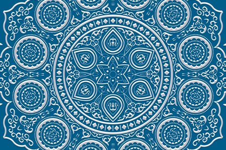 SAMOLEPÍCÍ TAPETA JEMNÁ ETNICKÁ MANDALA - SAMOLEPÍCÍ TAPETY - TAPETY