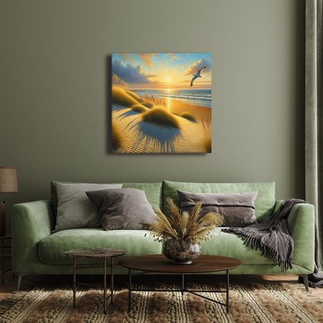 OBRAZ SLUNEČNÍ PAPRSKY NA MOŘI - OBRAZY VÝCHOD A ZÁPAD SLUNCE - OBRAZY