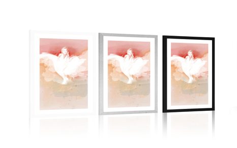 POSTER MIT PASSEPARTOUT EINZIGARTIGE MARILYN MONROE - MOTIVE AUS UNSERER WERKSTATT - POSTER