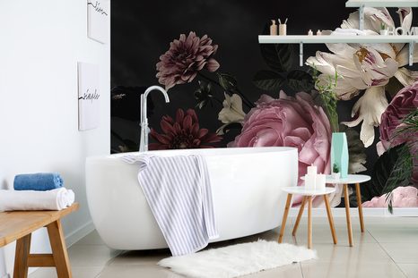 FOTOTAPETA KYTICE KVĚTIN V DETAILNÍM ZÁBĚRU - TAPETY KVĚTINY - TAPETY