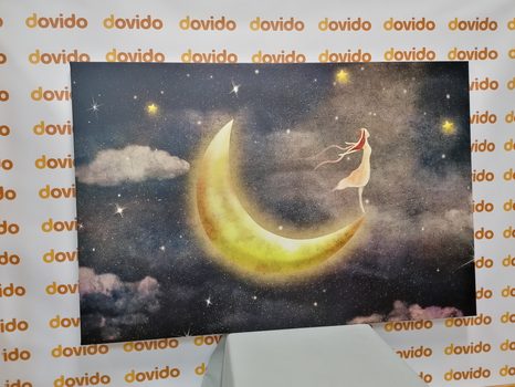 TABLOU FATĂ PE LUNĂ - TABLOURI CU DIVERSE PERSOANE - TABLOURI