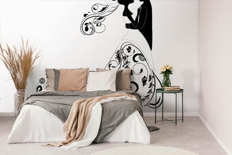 TAPETE HOCHZEITSTAG - TAPETEN MIT MENSCHEN UND PROMIS - TAPETEN