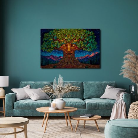 OBRAZ MYSTICKÝ STROM ŽIVOTA - OBRAZY STROMY ŽIVOTA - OBRAZY