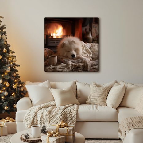 VÁNOČNÍ OBRAZ ÚTULNÁ ZIMNÍ ATMOSFÉRA - VÁNOČNÍ A ZIMNÍ OBRAZY - OBRAZY