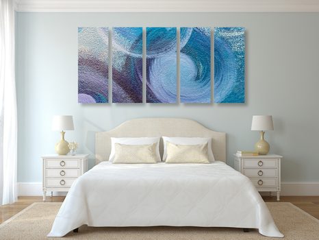 TABLOU 5-PIESE LINII ABSTRACTE MODERNE - TABLOURI ABSTRACTE - TABLOURI