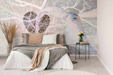 SAMOLEPÍCÍ TAPETA PODZIMNÍ NÁMRAZA - SAMOLEPÍCÍ TAPETY - TAPETY