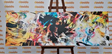 OBRAZ JEDINEČNÉ GRAFFITI UMENIE - ABSTRAKTNÉ OBRAZY - OBRAZY