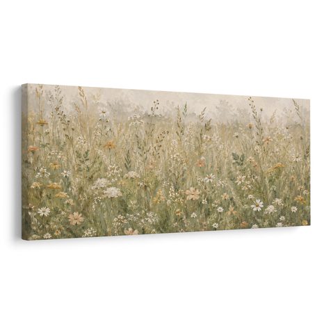 CANVASTAVLA SKIRA ÄNGSBLOMMOR I GRÄSET - TAVLOR MED FÄLT OCH ÄNGAR - TAVLOR