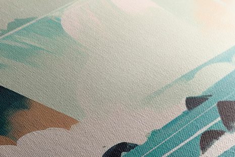 OBRAZ MODERNÍ PROVEDENÍ VODOPÁDU - OBRAZY VODOPÁD - OBRAZY