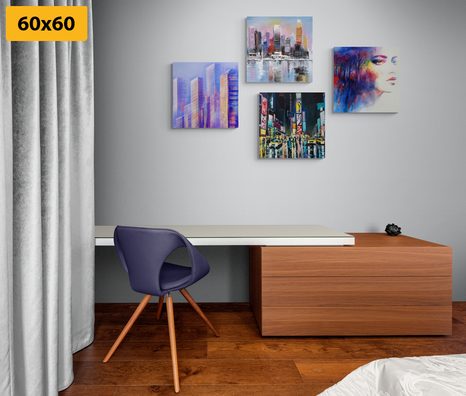 SET OBRAZŮ TAJEMNÝ NOČNÍ ŽIVOT - SESTAVY OBRAZŮ - OBRAZY