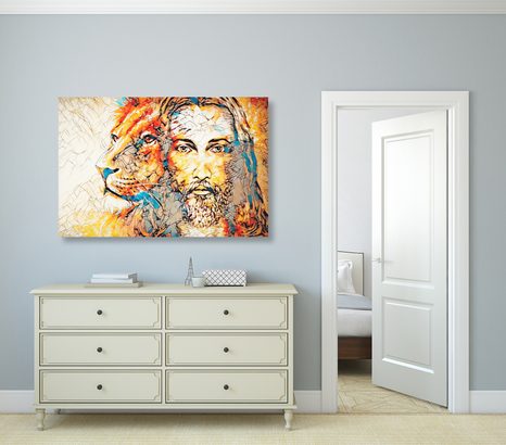 KÉP MINDENHATÓ AZ OROSZLÁNNAL - ABSZTRAKT KÉPEK - KÉPEK