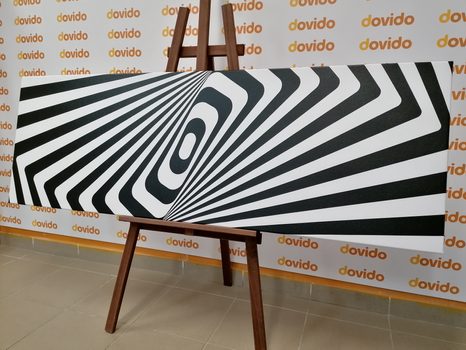 WANDBILD SCHWARZ-WEISSE ILLUSION - SCHWARZ-WEISSE BILDER - BILDER