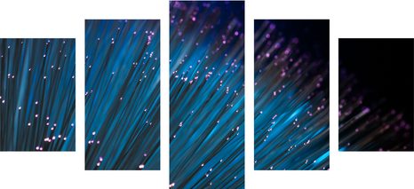 5 RÉSZES KÉP SZÁLOPTIKA - CSENDÉLET KÉPEKEN - KÉPEK