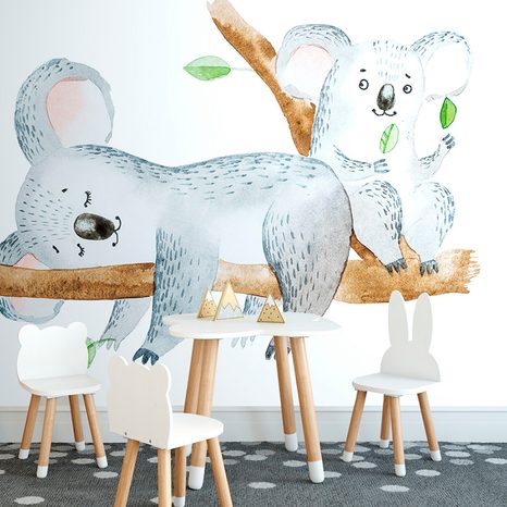 PAPIER PEINT AUTOCOLLANT KOALAS MIGNONS - PAPIERS PEINTS AUTOCOLLANTS - PAPIER PEINT