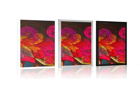 PLAGÁT ABSTRAKTNÉ PASTELOVÉ LISTY - ABSTRAKTNÉ A VZOROVANÉ - PLAGÁTY