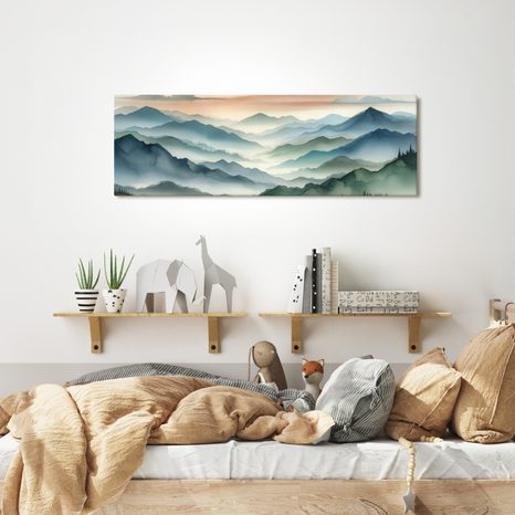 OBRAZ KLID NAD MODRÝMI HORAMI - OBRAZY HORY - OBRAZY