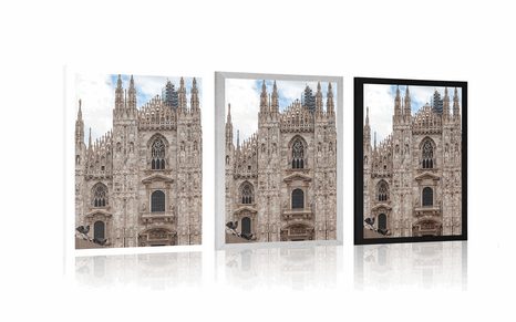 PLAGÁT MILÁNSKA KATEDRÁLA - MESTÁ - PLAGÁTY