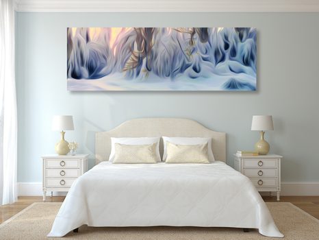 TABLOU RĂDĂCINILE COPACULUI ÎNGHEȚATE - TABLOU NATURĂ ȘI PEISAJE NATURALE - TABLOURI