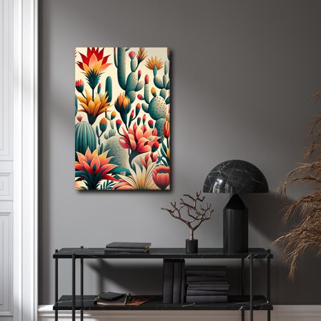 OBRAZ KAKTUSY A EXOTICKÉ KVĚTY - OBRAZY KVĚTŮ - OBRAZY