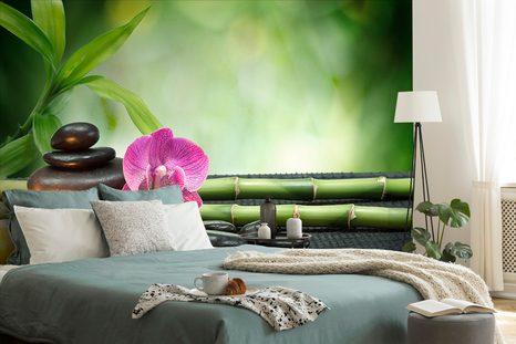 SAMOLEPÍCÍ FOTOTAPETA FENG SHUI ZÁTIŠÍ - SAMOLEPÍCÍ TAPETY - TAPETY