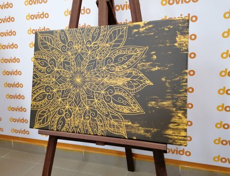 WANDBILD MANDALA-TEXTUR - BILDER MIT FENG SHUI-MOTIVEN - BILDER