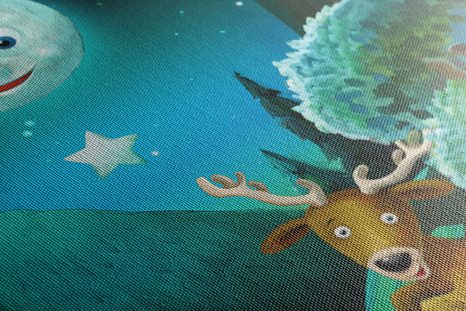 SLIKA PRAVLJIČNI GOZD - OTROŠKE SLIKE - SLIKE