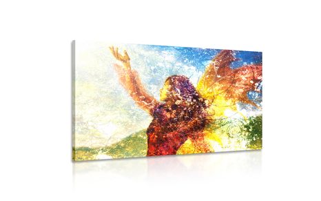 TABLOU FEMEIE PICTATĂ ÎN STIL MAGIC - TABLOURI CU DIVERSE PERSOANE - TABLOURI