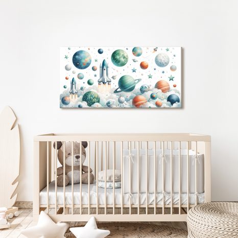 OBRAZ START RAKET DO VESMÍRU - CHILDREN'S SPACE PICTURES - PICTURES