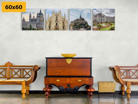 SET OBRAZŮ HISTORICKÉ PAMÁTKY - SESTAVY OBRAZŮ - OBRAZY